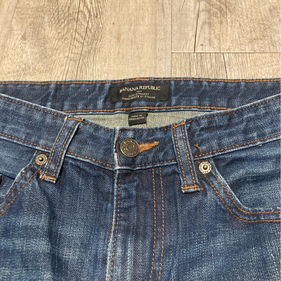 Banana Republic Slim Straight Denim Jeans - Picture 4 of 12